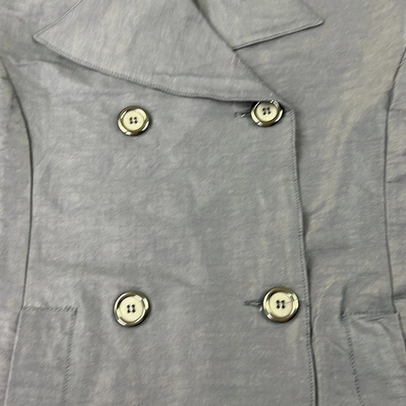 NWT Bryn Walker Navy Crop Pea Coat - Picture 7 of 12